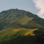Mountain Landscapes - A stunning mountain scene featuring lush greener #18685948