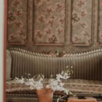 Flowers & Plants - Elegant vintage living room featuring a typewrit #36768702